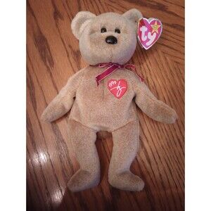 Ty Beanie Baby 1999 Signature Bear | Collectible Rare Gift Idea |